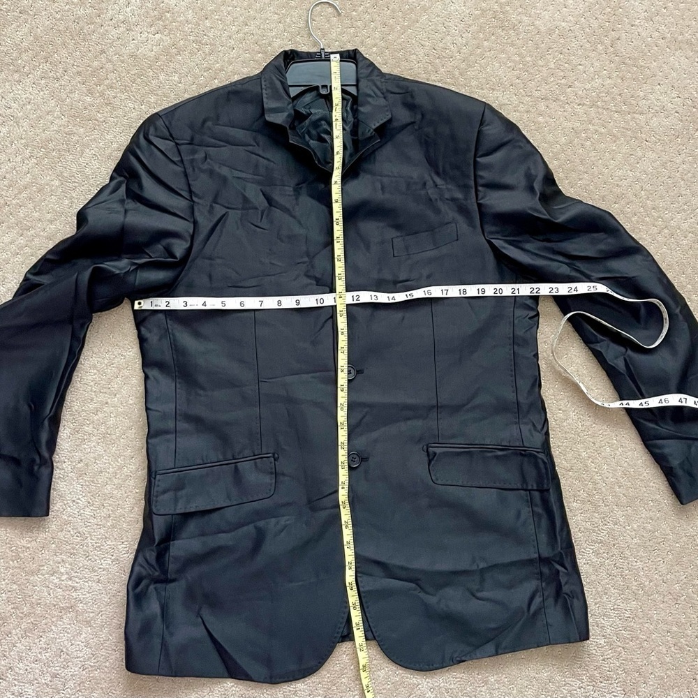 GIORGIO FIORELLI-Men’s Blk Superlux Super Fine Premium Quality SuitJacket-Size42